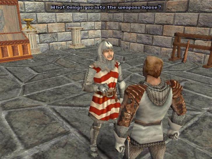 [26/11/01] AUFR&uuml;STUNG Kaum in Britannia angelangt, giert der Held nach neuen Waffen. Wahrscheinlich eine typisch m&auml;nnliche Eigenart.
